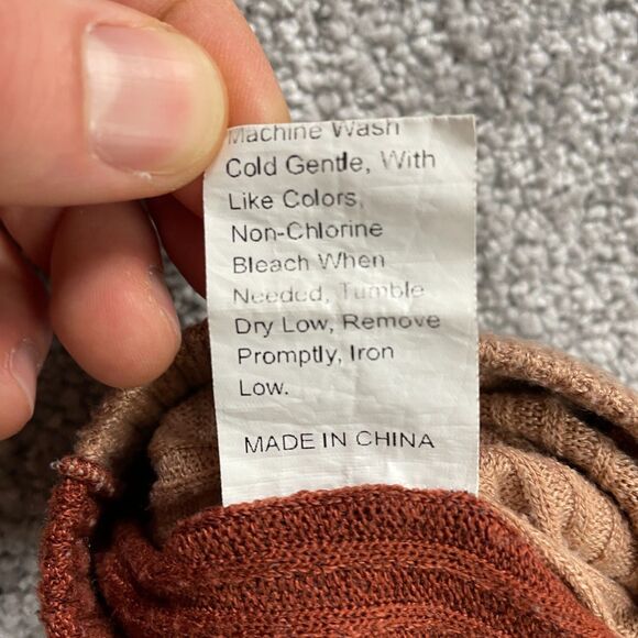 Shein Knit Shorts Womens Medium W26 Brown Elastic Waist High Rise Stretch Casual - Picture 4 of 11